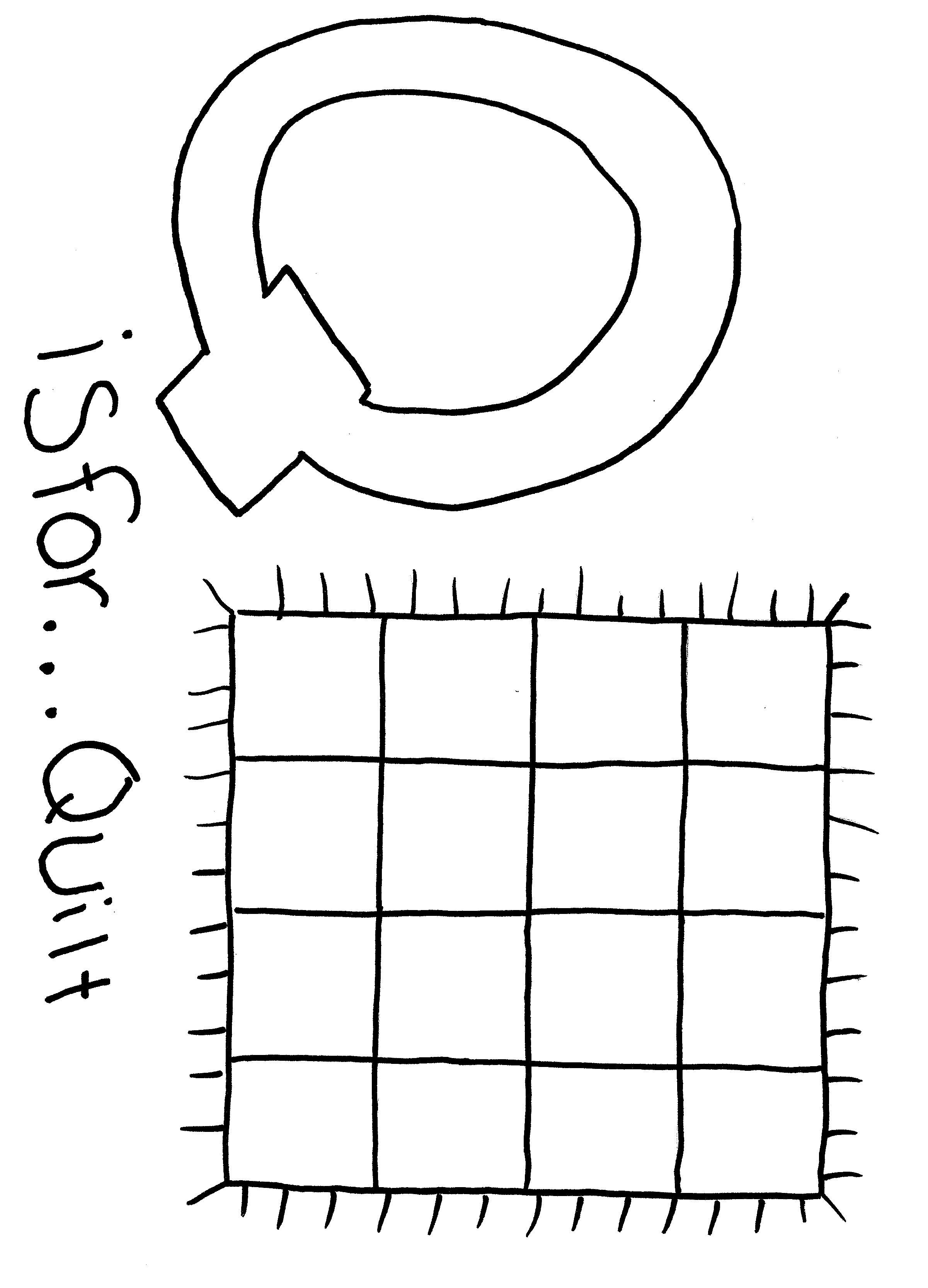 q coloring pages - photo #45