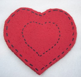 Craft Ideas Hearts on Craft Ideas  Heart Coaster Craft Project Made With Cork