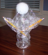 plastic wrap crafts