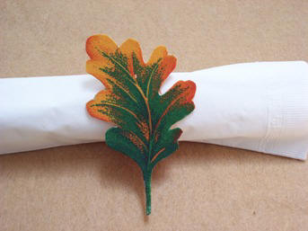 Free craft instructions to make a decoupage napkin ring
