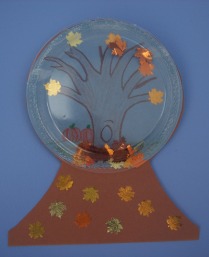 Easy kids fall craft - free instructions - construction paper craft