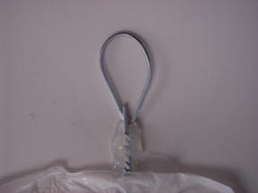 Ghost windsock Halloween craft - how to glue the hanger