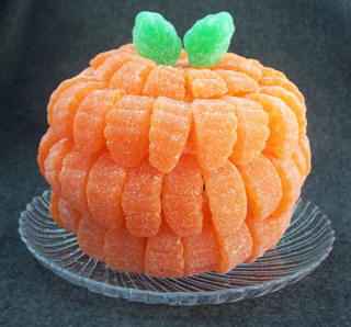 Craft Ideas Halloween on Gumdrop Pumpkin As A Centerpiece For Your Halloween Party