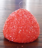 Free Christmas craft instructions to make gumdrop ornaments for your holiday tree.