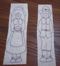 Trace the Pilgrim from our full size pattern