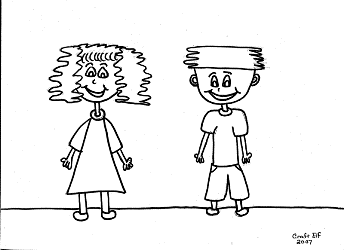 fun kids activity - free friends coloring picture