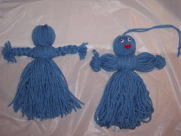 Free Instructions_Learn to make Rag Dolls from scraps of yarn