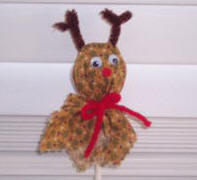 Easy Kids Craft - Christmas party favor - Reindeer lollipop