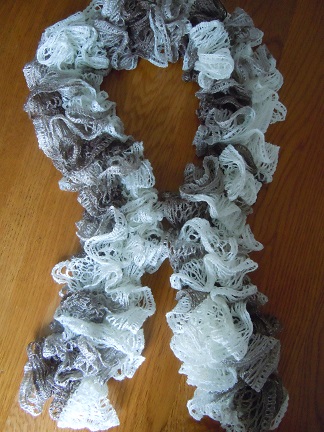 frilly scarf crochet pattern