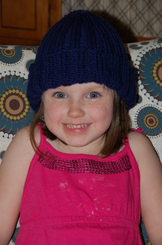 hat knitting pattern baby and child size