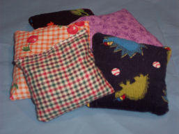 Free Instructions_Learn to sew bean bags from scraps of material 