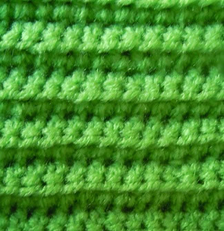 crochet patten back loop single crochet