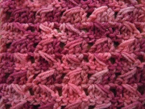 diagonal spike crochet pattern