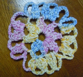 dutch medallion crochet motif