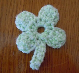 four petal crochet pattern