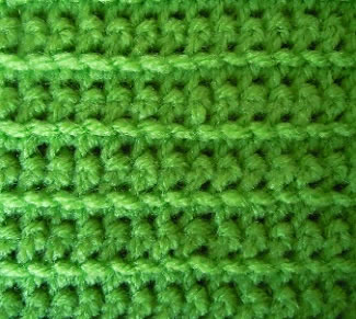 front loop single crochet stitch