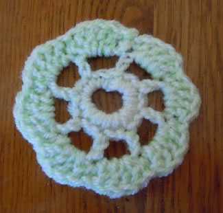 gemini spoke crochet stitch
