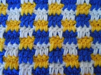 Interlocking block crochet stitch crochet pattern