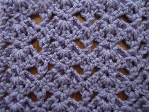 open shell and picot crochet pattern