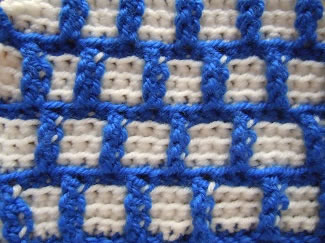 outline squares crochet pattern