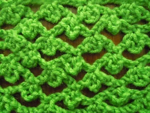 picot trellis crochet pattern