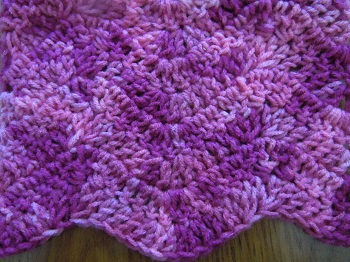 sharp chevron crochet stitch