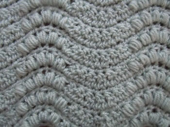 wavy puff sprays crochet pattern