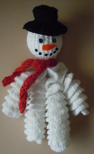 free snowman crochet pattern