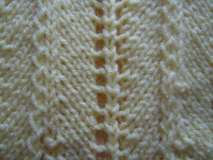 Knitting Stitch Patterns-Elongated Chevron